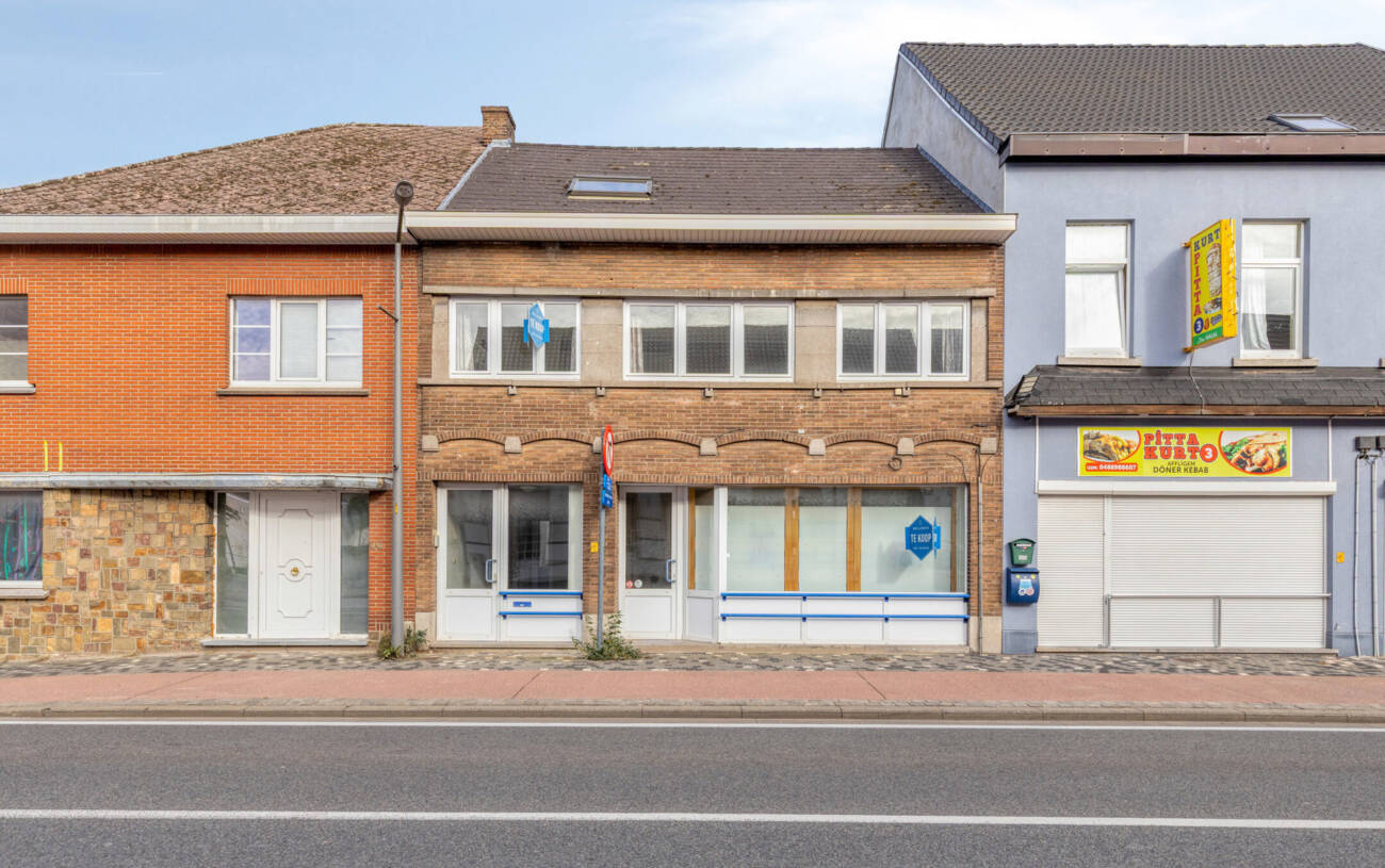 huis | Commerciële ruimte + Appartement